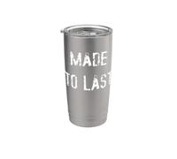 Hecho para durar Vaso térmico de acero inoxidable de doble pared