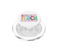 Hecho para enseñar diseño de Aprendizaje Escolar educador PopSockets PopGrip para MagSafe