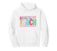 Hecho para enseñar diseño de Aprendizaje Escolar educador Sudadera con Capucha