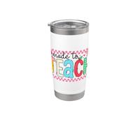 Hecho para enseñar diseño de aprendizaje escolar educador Vaso térmico de acero inoxidable de doble pared