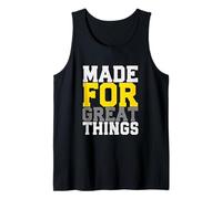 Hecho para Grandes Cosas Camiseta sin Mangas