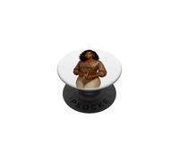 Hecho para manifestar Mujer Negra Positiva autoayuda y Amor PopSockets PopGrip Adhesivo