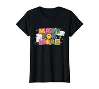 Hecho para un diseño de Cita de Cara Feliz Positiva más Colorido Camiseta gráfica económica