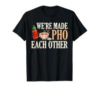 Hecho Pho el uno al Otro Amante de la Comida de Sopa de Fideos vietnamita Camiseta