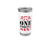 HECHO UN CUARENTA punto SEIS - Triatlón de Distancia Completa Vaso térmico de acero inoxidable de doble pared