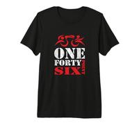 Hecho UN CUARTA Punto Seis Triatlón de Resistencia de Distancia Completa Camiseta Premium