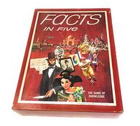 Hechos en Cinco 1976 Avalon Hill Juego el Juego del Conocimiento