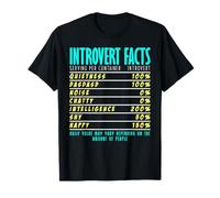 Hechos Introvertidos Silencio Humor Datos Mentales Camiseta