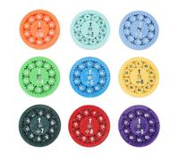 Hechos matemáticos Rotación Juguete Colorido Atractivo Interactivo matemáticas Aprendizaje de Aprendizaje Juguetes Juego para Adultos niños (Multiplicar la división)