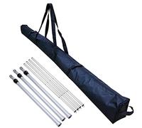 Hecis Bolsa de Soporte para tuberías y Cortinas de 8 pies, Bolsa Vertical y Transversal para Soporte de telón de Fondo de Metal