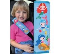 HECKBO 1x Protector para cinturón de seguridad - Sirena - para niños - Protector para cinturón, almohadilla para el hombro para el cinturón de seguridad
