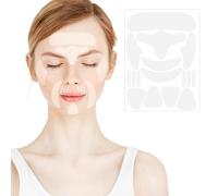Heclia 192 unidades de tiras de silicona para eliminar arrugas faciales, parches antiarrugas durante la noche para labios, frente, arrugas de risa, pegatinas faciales para todos los tipos de piel