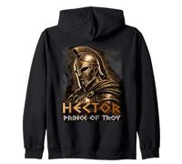 Héctor, Guerrero, príncipe de Troya - mitología Griega Sudadera con Capucha