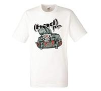 Hed PE Skull White Mens T-Tshirts Camisetas y Tops Men tee Tshirts Camisetas y Tops(Small)