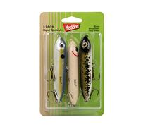 Heddon Super Spook - Señuelo de Pesca para Agua Dulce y Salada, Multicolor, Paquete de 3