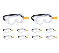 Heden Seger Gafas de Seguridad - Aptas para Gafas - Normas Industriales - Diseño Único de Ventilación - Lente Resistente y Protectora Reforzada - Correa Elástica Ajustable - Paquetes de 2