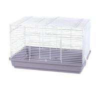 Hedgehog Cage, Large Ferret Hideaway Gerbil Home, Ventilated Chinchilla Cage with Detachable Bottom, Small Pet Accessories 18.5x11.81x11.81 inches for Indoor and Outdoor Use