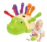 Hedğehog montesori Sorting Toy - Baby Educational Puzzle Game | Toddler Fine Motor Skills & HandEye Coordination Toy, Early Learning Hedğehog Playset, Gıfts For 1 2 3 Years Old Boys Girls Kids