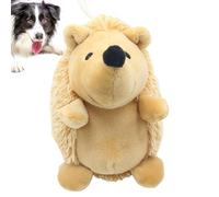 Hedgehog Puppy Chew - Peluche chirriante para dentición, masticable suave para perros, forma de animal interactiva, duradero resistente a las mordeduras para perros pequeños