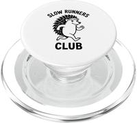 Hedgehog Slow Runners Club - Divertido gráfico para Correr PopSockets PopGrip para MagSafe