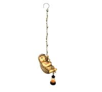 Hedgehog Solar Lantern - Outdoor Climbing Rope Figurine Garden Light | Decorative Solar Statue For Backyard Patio Balcony Lawn Garden Porch Use
