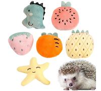 Hedgehog Treat Toy, Hedgehog Toys for Cage 6X Peluche pequeño Mascota de