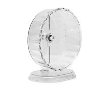 Hedgehog Wheel - Rueda de ejercicio para animales transparente, diseño de animales Hedgehog, Quiet Small | Running Accessories Toys for Hamster Gerbils Mice Dwarf Rats Silent Rotating Playground Cage