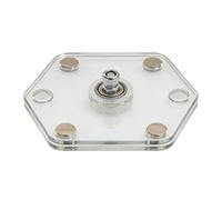 Hedgehog Wheel - Strong Magnet Steel Material No-Tip Cage Accessory | Stable Hamster Spinner Exercise Toy | For Ferrets Squirrels Chinchillas Hermit Crab Bearded Dragon Use