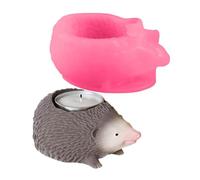 Hedgehogs Moldes Molde para gelatina de chocolate hecho a mano molde de silicona para hornear jabón de silicona Hedgehog