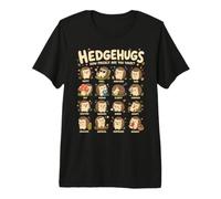 Hedgehugs Gráfico del Estado De Ánimo del Lindo Erizo Qué Camiseta Premium