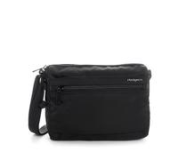 Hedgren EYE - Bolso bandolera para mujer con protección RFID - Bolso cruzado pequeño impermeable con bolsillos con cremallera y correa ajustable - 22 cm - Negro