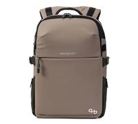 Hedgren Rail, 3 Compartment Backpack 15,6" + Rain Cover + RFID Unisex Adulto, Vintage Beige Eco, Talla única