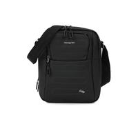 Hedgren RELAX M P Unisex Crossover con RFID - Bandolera vertical M con compartimento acolchado para dispositivos, 100% RPET reciclado, impermeable, Negro