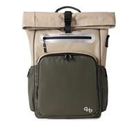 Hedgren ROLL UP BACKPACK L BEIGE/OLIVE L Unisex Adultos
