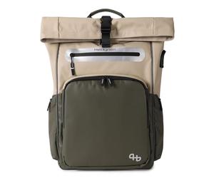 Hedgren ROLL UP BACKPACK L BEIGE/OLIVE L Unisex Adultos