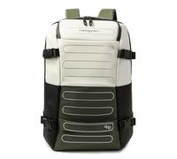 Hedgren Trip M P, EXP Travel Backpack M 15,6" + RFID Unisex Adulto, Vaporous Grey/Olive, Talla única