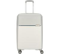 Hedgren Trolley Lineo Stripe M de 4 ruedas 66 cm color plata