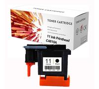 HEDIR 4 Cabezales de impresión de 11 tintas C4810A C4811A C4812A C4813A de Repuesto para impresoras HP Designjet 500 510 800 100 110 70 9110 9120 9130,BK