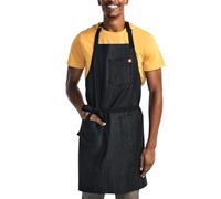 hedley & bennett Essential Apron - Delantal de cocina de mezclilla resistente con bolsillos y lazo para toalla, ropa de trabajo de chef profesional para cocinar y asar a la parrilla, abulón