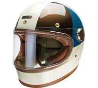 Hedon Heroine Racer 2.0 Cosmos ECE, casco integral L female Blanco/Azul/Marrón Oscuro