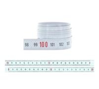 hedue® Cinta metrica adhesiva 1m - Cinta métrica autoadhesiva, de izquierda a derecha