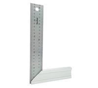hedue® Escuadra aluminio - Escuadra de carpintero con tope de 45°, Escuadras metalicas carpintero 250 x 40 mm