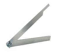 hedue® Falsa escuadra de acero T730 - Transportador de acero inoxidable, 30 cm