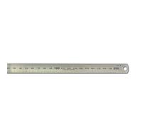 Hedue® regla de acero 200mm - regla de acero con escala milimetrada, regla metálica de acero inoxidable, regla metálica robusta