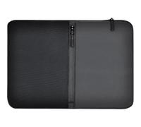 HEDUGO Funda de Ordenador portátil con Bolsillo de Malla para Accesorios, Compatible con MacBook Air/Pro, etc., 14 a 15 Pulgadas Funda Protectora Duradera a Prueba de Golpes para portátil Negro