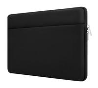 HEDUGO Funda para Portátil Compatible con HP DELL ASUS de 15,6 Pulgadas Funda Ordenador Portatil con Bolsillo para Accesorios con Cremallera para Portátil de 15,6”,Negro