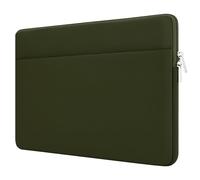 HEDUGO Funda para Portátil Compatible con HP DELL ASUS de 15,6 Pulgadas Funda Ordenador Portatil con Bolsillo para Accesorios con Cremallera para Portátil de 15,6”,Verde Militar