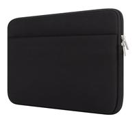 HEDUGO Funda para Portátil Compatible con MacBook Air/Pro Chromebook de 13 a 14 Pulgadas Funda Ordenador Portatil con Bolsillo para Accesorios con Cremallera para Portátil de 13” a 14”,Negro