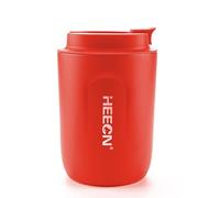 HEECN® Palm -Taza térmica de doble pared de acero inoxidable, con aislamiento al vacío, MINI Taza térmica portátil, sin fugas, sin BPA (rojo)