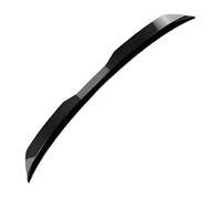 HEEGIN Alerón Ventana Trasera para Smart para 451 para 453 alerón Trasero Maletero Coche alas del Labio Techo Tapa Cubierta Trasera Cuerpo Exterior Fortow(Glossy Black)
